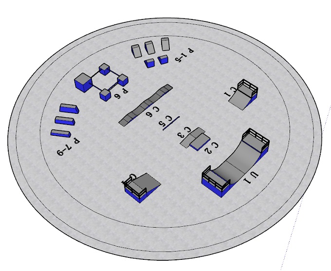 滑板場(chǎng)效果圖 滑板場(chǎng)效果圖
